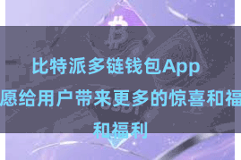 比特派多链钱包App  但愿给用户带来更多的惊喜和福利